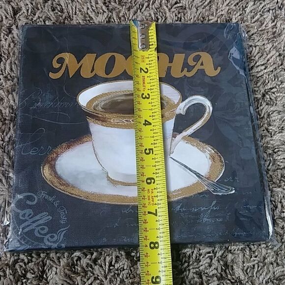 Mocha Coffee Canvas Home Decor - Picture 2 of 3